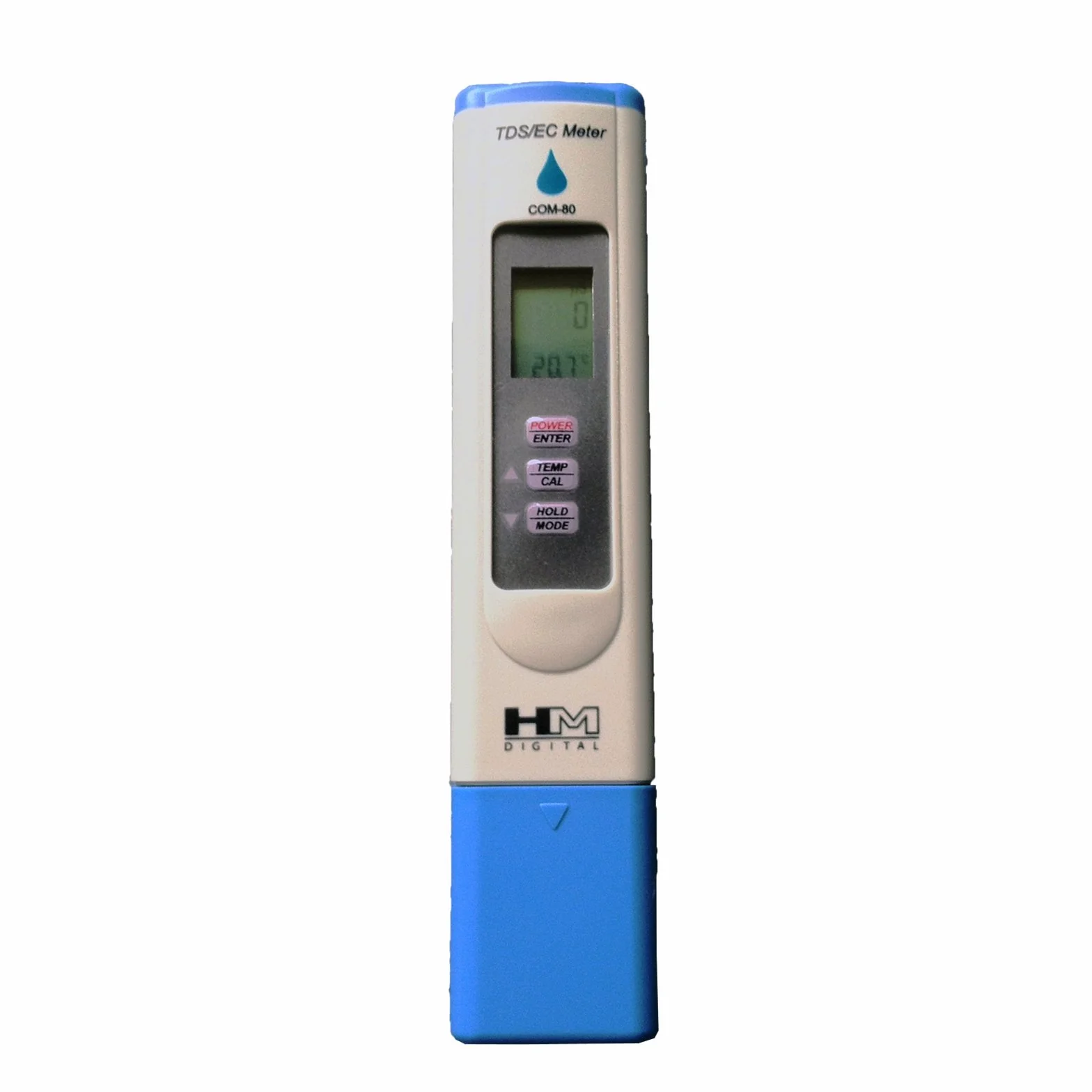 HM Digital COM-80 przewodzenie elektryczne (EC) i tester wody rozpuszczonych ciał stałych, zakres 0-5000 ppm TDS, rozdzielczość 1 ppm , dokładność odczytu 2%