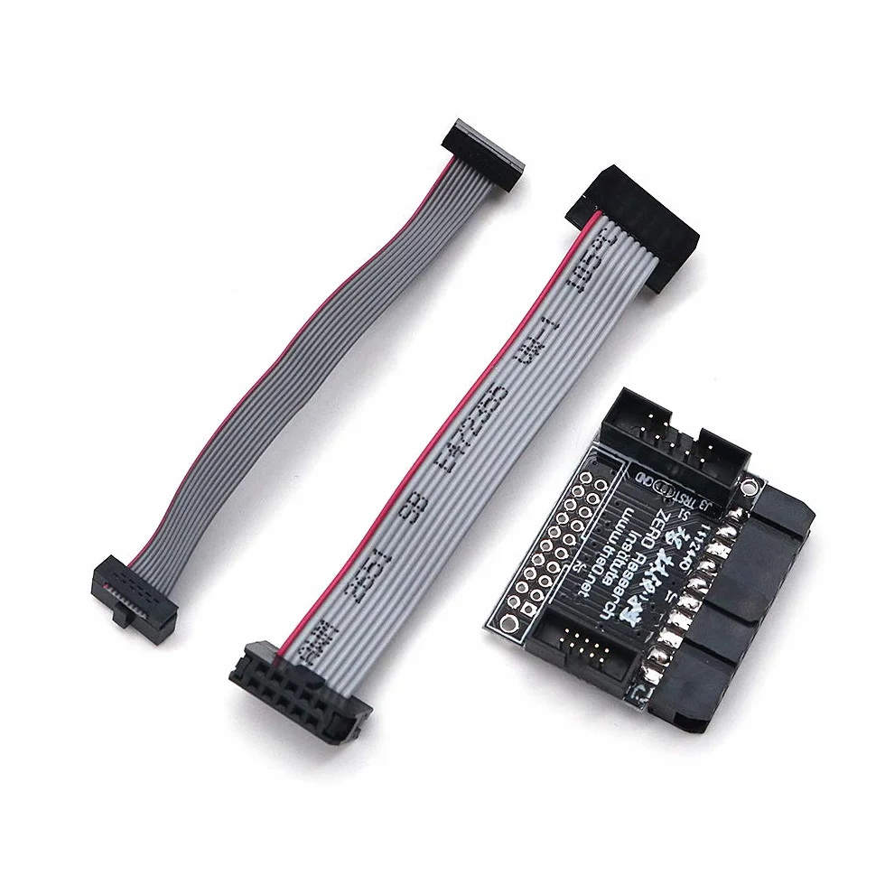 DollaTek 20-pinowy interfejs JTAG o nachyleniu 2,54 na 10-pinowe 2,0 mm i 1,27 mm interfejs interfejsu SWD